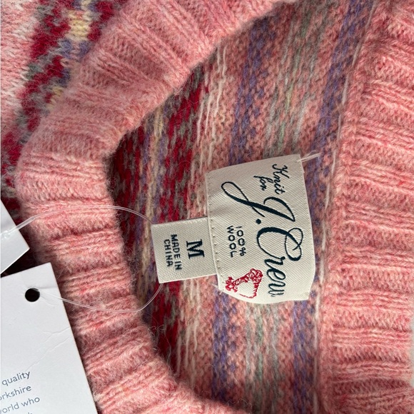 J. Crew Pastel Striped Women's Sweater - Picture 3 of 4
